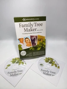 Family Tree Maker Deluxe Software Ancestry.com 2012 (2 Disc) Free Ship! - Picture 1 of 1