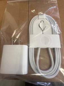 Adaptador USB-C Original Apple 20W y Cable Trenzado 1M para iPhone 15 y 16 - Imagen 1 de 4