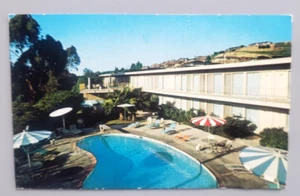 VINTAGE Postkarte ANDREA VILLA MOTEL, TORREY PINES, LA JOLLA, KALIFORNIEN. - Bild 1 von 2