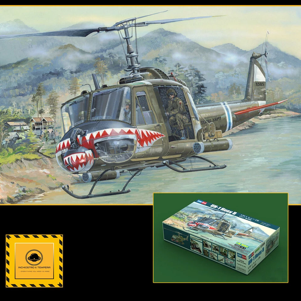 Hobby Boss | UH-1 Huey B 1:18 Model Kit - Immagine 1 di 1