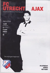 Programme / Programma FC Utrecht v Ajax Amsterdam 28-01-2018 - Imagen 1 de 1