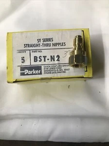 PARKER BST-N2M Quick Connect,Plug,1/4",1/4"-18 31A979 - Picture 1 of 1