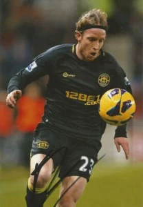 WIGAN: RONNIE STAM SIGNED 6x4 ACTION PHOTO+COA - Picture 1 of 1