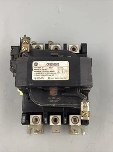 HOUSTON STOCK GE CR305E002 MAGNETIC CONTACTOR 100A REFURB FREE 2 DAY AIR BUY NOW - Picture 1 of 5