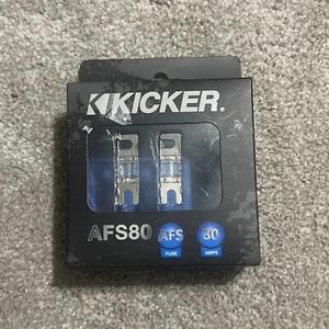 NEW Kicker 2-PACK AFS80 80 Amp Platinum-Plated AFS Fuses - Picture 1 of 2