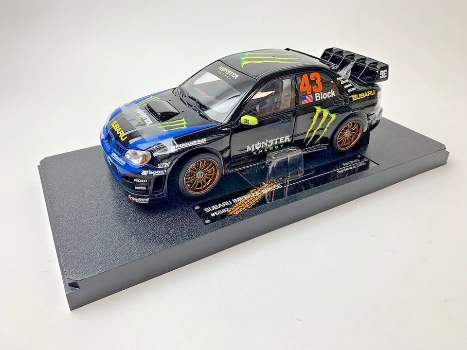 Subaru Impreza WRC06 Ken Block Monster Energy, ech.1:18 long. 25cm,neuve - Photo 1/4