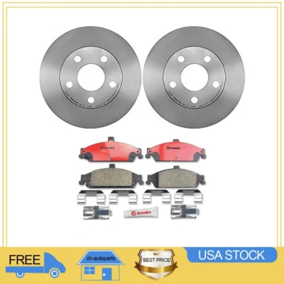 Se adapta a rotores de freno delanteros Oldsmobile Cutlass 1997-1999 y pastillas de freno de cerámica XH Foto 1 de 4