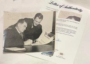 Glenn Pop Warner - Carlisle / Pitt - Signed / Autographed Photo - PSA/DNA Auth - Picture 1 of 1