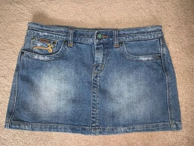 FALDA DENIM - XOXO Jeans - Azul Medio - Mini - Talla 5/6 Foto 1 de 4