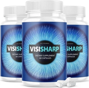 3 Pack) Visisharp Advanced Eye Health Formula for Eyes Pills Visi Sharp Suppleme - Picture 1 of 2