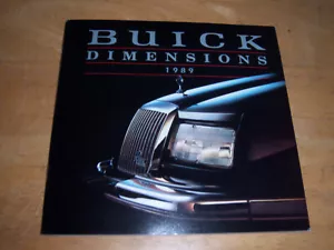 Buick Dimensions 1989 - promotional brochure package. - Picture 1 of 6