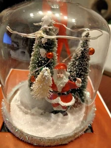 Ornamento Cloche Babbo Natale illuminato Things Remembered 2017 con ciondolo nuovo con scatola - Foto 1 di 6