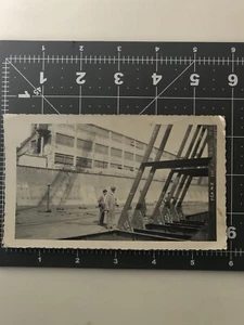 Iron Workers Ship Builders? Early 1900's Real Photo Deckled Edge - Picture 1 of 2