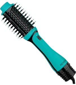 REVLON One-Step Volumizer RVDR5298 secador de pelo y cepillo de aire caliente azul verde con estuche - Imagen 1 de 9