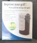 Giftology Golf Pocket Caddy Magnification Distance Measure Shot Counter boxed