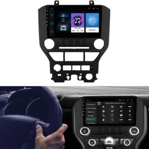 9" Stereo Radio GPS Navi Carplay Head Unit 2+32G Fit For 2015-2021 Ford Mustang - Picture 1 of 13