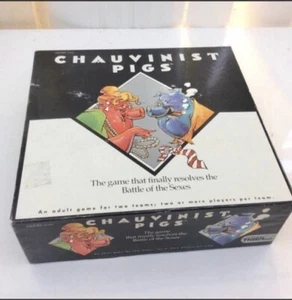 Vintage "Chauvinist Pigs" Game by Tiger Games 1991 Complete! - Picture 1 of 9