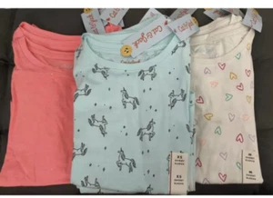 Cat & Jack girls T-shirts MEdium (7/8) 3pack!!! - Picture 1 of 4