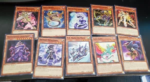 LOT OF 10 X YUGIOH CARDS MP18 ALL 1ST EDITION (D) - Foto 1 di 1