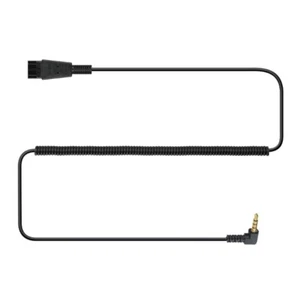 Flexible QD Quick Release Spring Line with 3.5mm Connector for Headsets - Afbeelding 1 van 8