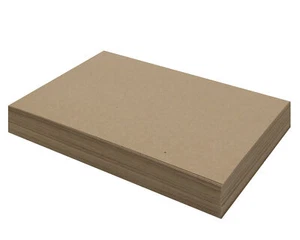 50 Sheets Chipboard 11 x 17 inch - 50pt Heavy Weight Brown Kraft Cardboard - Picture 1 of 8