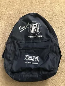 Vintage IBM Backpack Odyssey of the Mind 1991 World Finals Blue - Picture 1 of 4