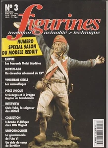 FIGURINES N°03 LES HUSSARDS / CAMOUFLAGE XXe / CHEVALLIER ALLEMAND XVe / C TUBB - Foto 1 di 2