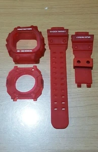 G-Shock King GX-56 Jelly Red Clot Bezel Case Band Strap Replacement Parts - Picture 1 of 13