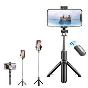 Selfie Stick Tripod Remote Desktop Stand Cell Phone Holder For iPhone Samsung US - Picture 1 of 9