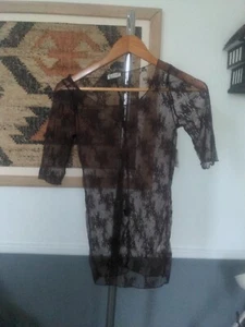 Free People Layered In Luxe Tee Choc Size Small - Bild 1 von 3