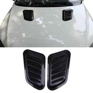 1Pair Car Hood Bonnet Vent Air Flow Intake Scoop Side Fender Decor Universal US - Picture 1 of 7