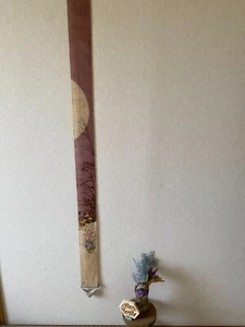 Kyoto Wandteppich Wandbehang handbemalt Leinen sieben Kräuter des Herbstes - Bild 1 von 8