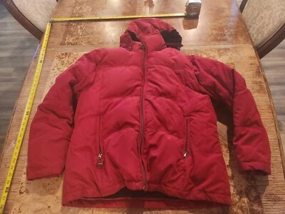 Abrigo/chaqueta para mujer Marvin Richards rojo mediano #S34 Foto 1 de 4