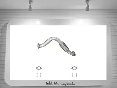 Hosenrohr Abgasrohr Ford Focus 1.8 2.0 Auspuff Flexrohr Montagesatz Bj. 98-05 - Bild 1 von 2