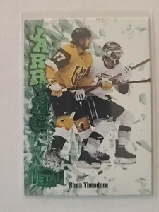2022-23 Metal Universe Jarring Shea Theodore #JR-13 Vegas Golden Knights - Imagen 1 de 2