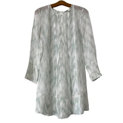 Club Monaco Delaynee длинным рукавом шелк Shift платье с шарфом женщин 0 расслабленный - Изображение 1 из 4