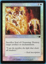 Seal of Cleansing FOIL Nemesis PLD White Common MAGIC CARD (ID# 209490) ABUGames