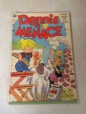DENNIS THE MENACE #11 MR WILSON 1955 RUFF STEAK BARBECUE COVER SCREAMY MIMI