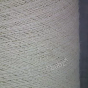 PURE SHETLAND WEAVING WOOL ECRU 500g CONE YARN TWIST SINGLE 8 ECRU NATURAL UNDYE - Picture 1 of 3
