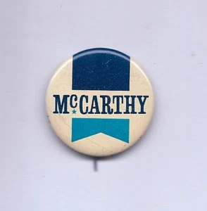 Spilla "McCarthy" Eugene McCarthy 1968 Primarie presidenziali democratiche - Foto 1 di 3