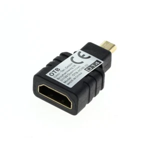 High Speed HDMI Adapter HDMI-Buchse auf micro-HDMI-Stecker - Bild 1 von 3