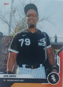 Jose Abreu CHICAGO WHITE SOX 2020 TOPPS NOW ROAD TO OPENING DAY ORANGE 2/5 OD-81 - Picture 1 of 4
