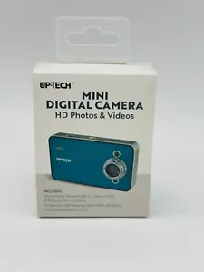 Up-Tech Blue Mini Digital Camera HD Photos & Videos, USB Cable, Memory Card NIB - Picture 1 of 4