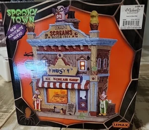 Lemax Spooky Town Frosty's Ice Scream Shop - Picture 1 of 10