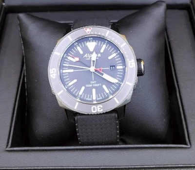 Reloj pulsera ALPINA Seastrong AL247X4TV6 Diver GMT 300M 1000FT con caja r# Foto 1 de 4