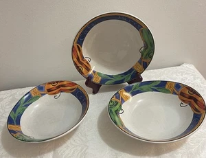 Sango Café Paris 4914 Oval Soup/Salad Bowl (Set of 3), Vintage. EUC - Picture 1 of 6