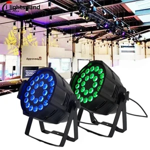 2pc/Super bright indoor 24x18W rgbwa uv 6in1 led par light dmx512 wash par 64 - Picture 1 of 8