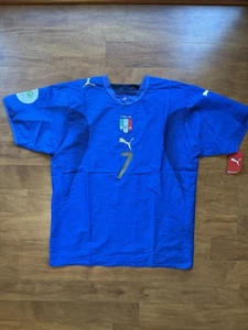 Puma Italy World Cup 2006 Del Piero #7 Home Soccer Jersey Size XL Neil Barrett - Picture 1 of 10