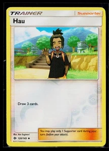 🎴Hau #120/149 SM Base Set Reverso HOLO Casi Como Nuevo + - Imagen 1 de 2