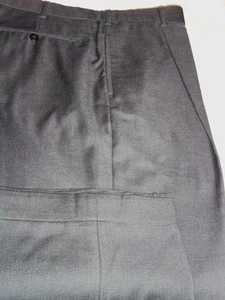 275- MINT Ermenegildo Zegna LIGHT SILKY WOOL DARK GRAY PANTS - 35 X 31 - Picture 1 of 3